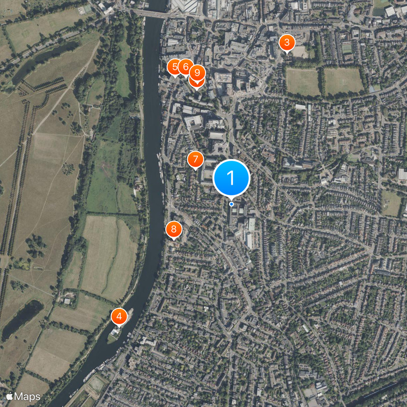 Kingston University Map