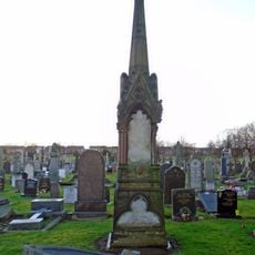 Eleanora And William Gillespie Obelisk At Toxteth Park Cemetery