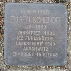 Stolperstein en memoria de Eugen Schendel
