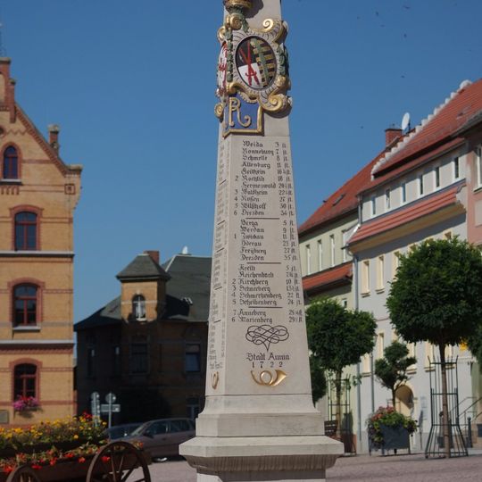 Kursächsische Postmeilensäule Auma