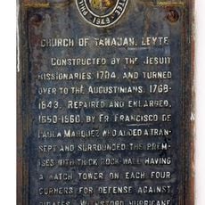 Church of Tanauan, Leyte historical marker