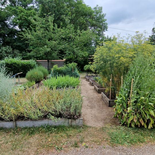 New monastery garden at Memleben