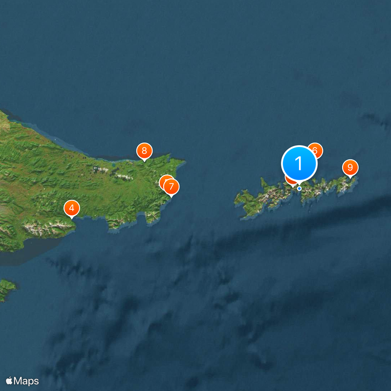 Isla de los Estados Map