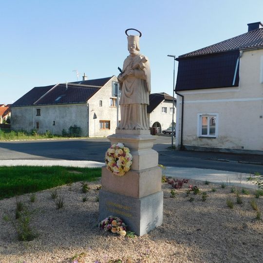 Socha svatého Jana Nepomuckého ve Velké Hleďsebe
