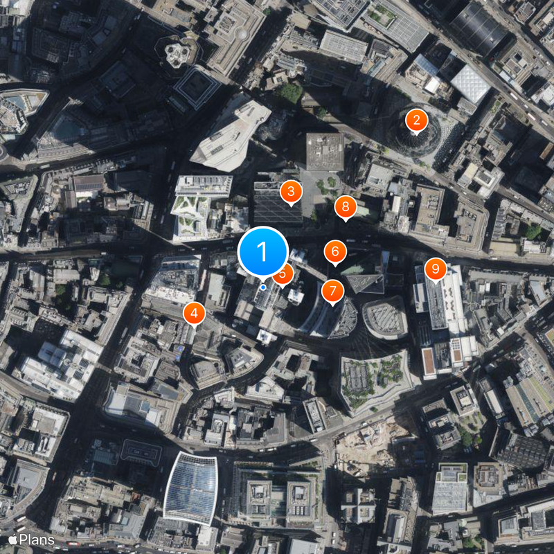 Lloyd's building Mapa