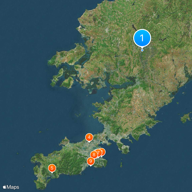 Península de Liaodong Mapa