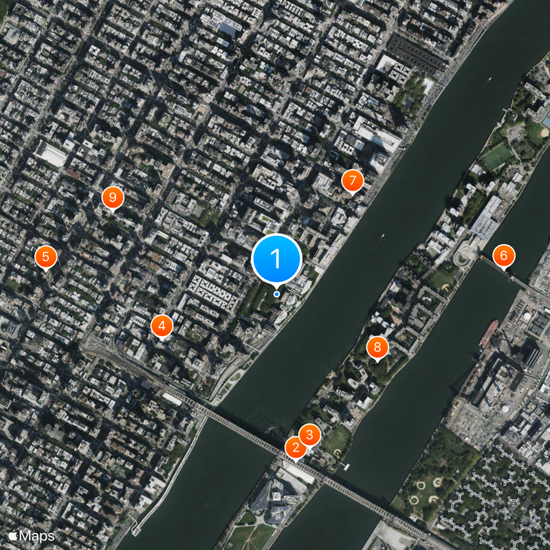 The Rockefeller University Map