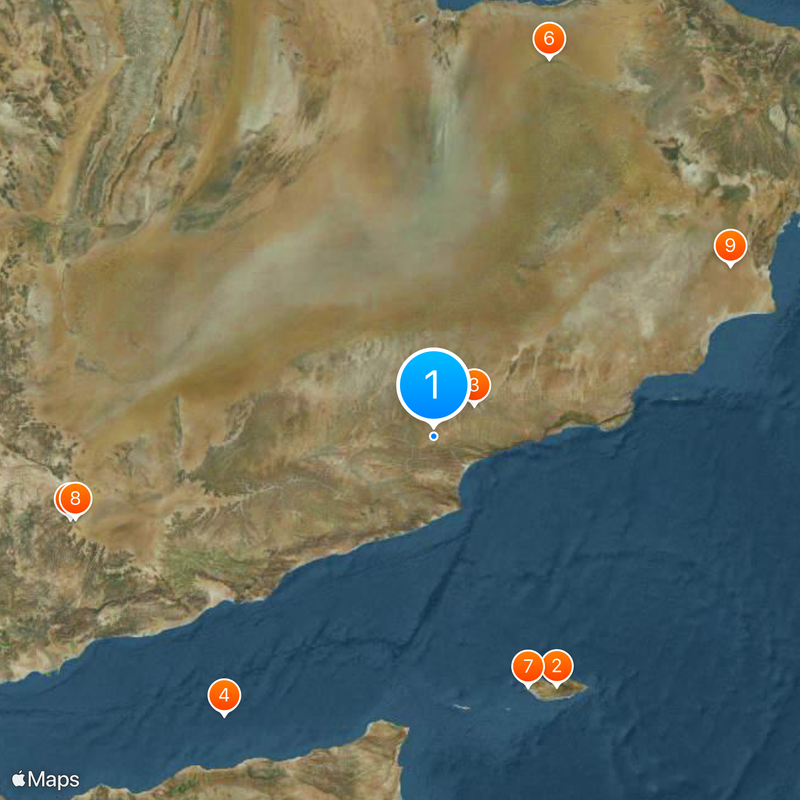 Governatorato di al-Mahra Mappa