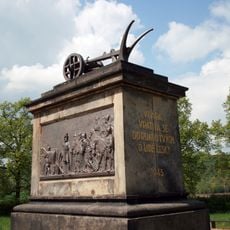 Royal field with the monument to Přemysl, the Ploughman