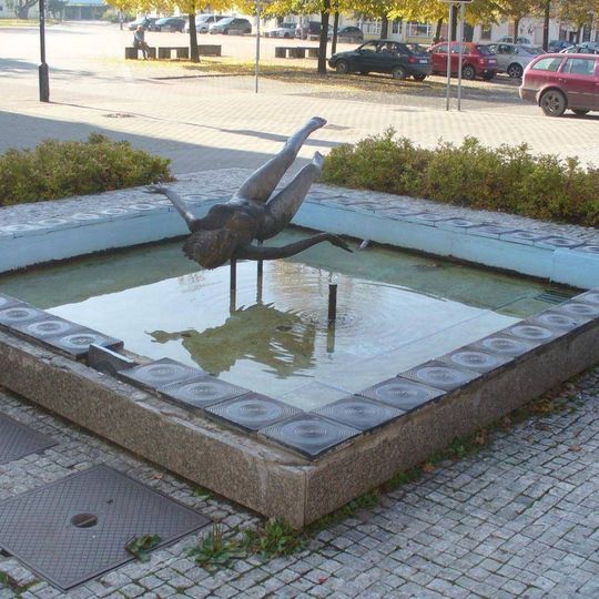 Kašna v Obchodní ulici ve Štětí