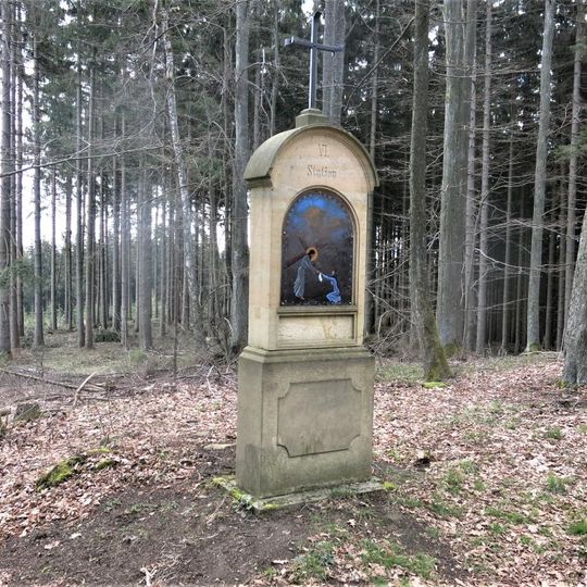 Kaplička VI. zastavení křížové cesty na vrchu Jáchym
