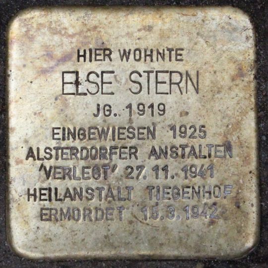Stolperstein für Else Stern
