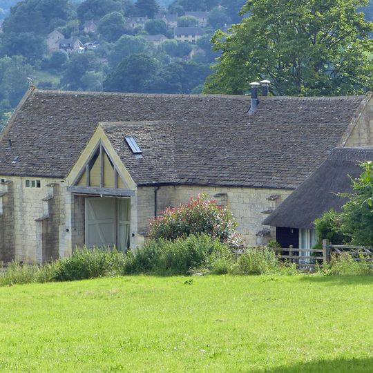 Barn about 80 metres east of Painswick Lodge