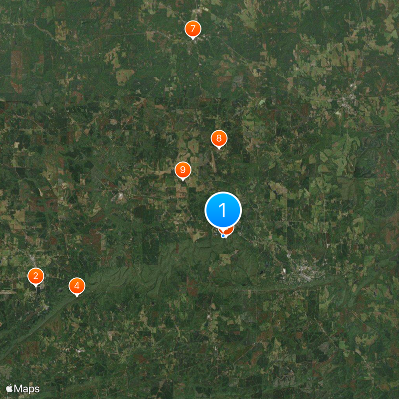 Little White House Kaart