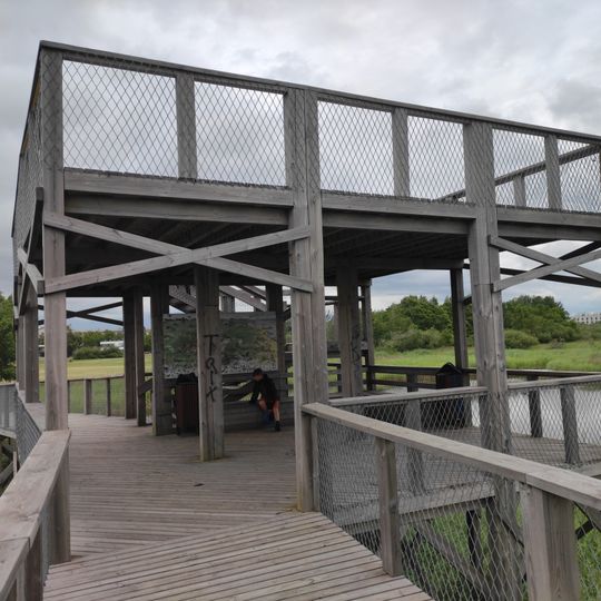 Viewing platform of Pärnu coastal meadow hiking trail