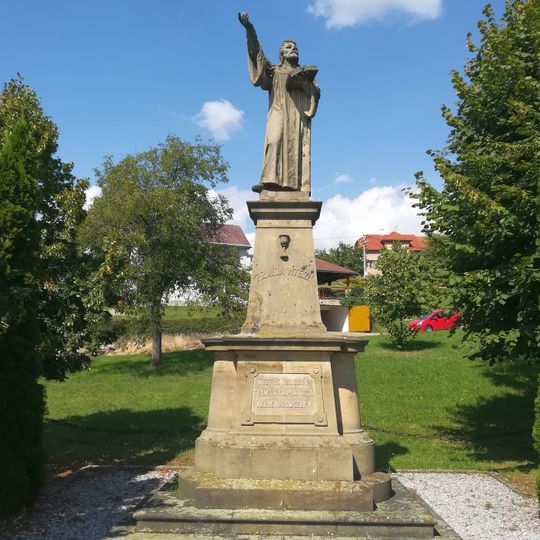 Statue of Jan Hus in Vojice