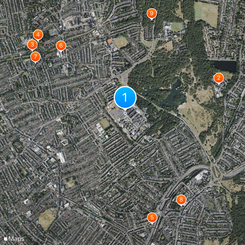 Whipps Cross University Hospital Map