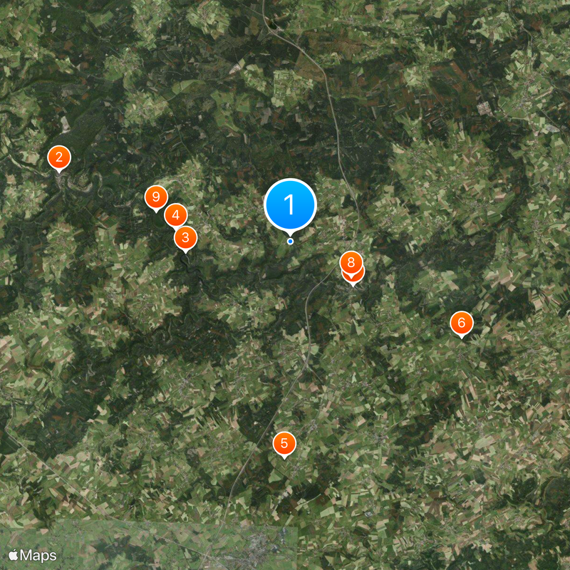 La Chouffe Map