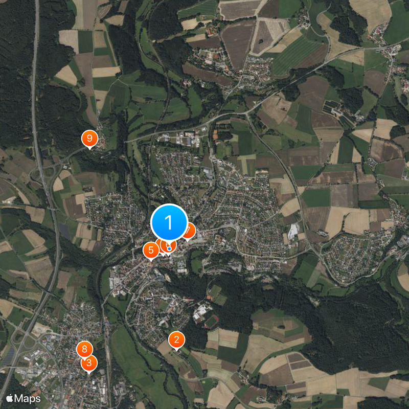 Neustadt an der Waldnaab Map