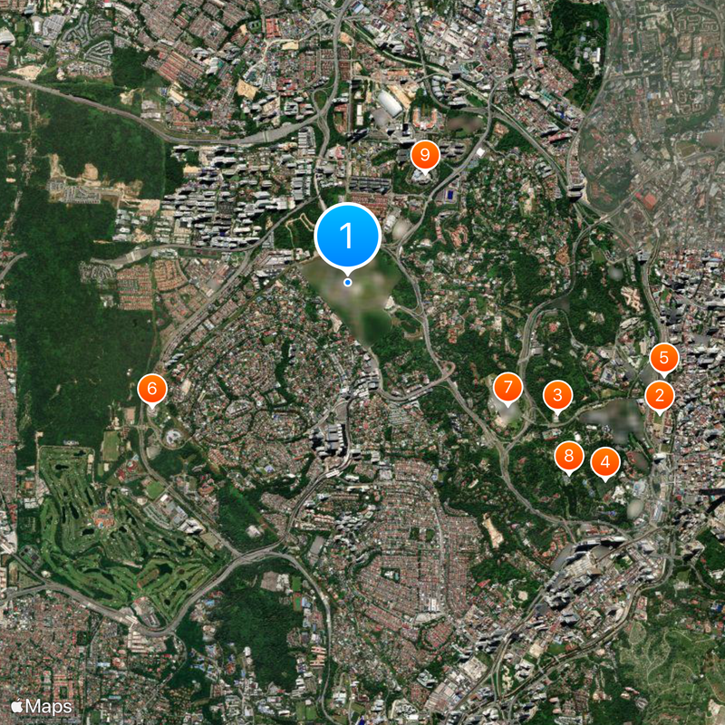 Istana Negara, Jalan Tuanku Abdul Halim Map