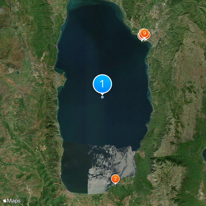 Lake Ohrid Map