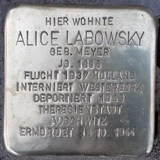 Stolperstein dedicated to Alice Labowsky