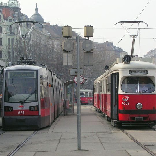 Tram transport in Vienna