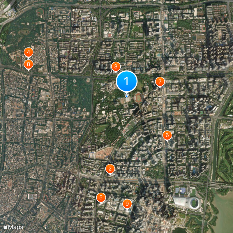 Shenzhen University Map