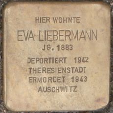 Stolperstein en memoria de Eva Liebermann