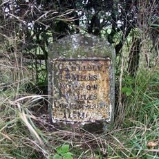 Milestone West Of Percy Hill