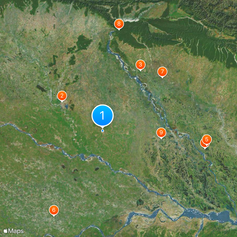 Deoria, Uttar Pradesh Map