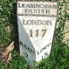 Milepost 3 Metres South Of Hall Farmhouse