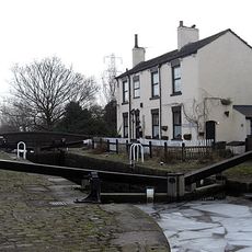 Rochdale Canal Slattocks Top Lock (Number 54) And Adjoining Bridge