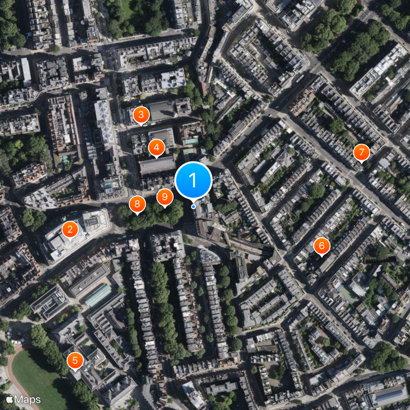 Royal Court Theatre Map