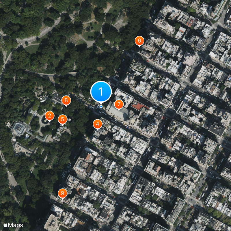 Mrs. William B. Astor House Carte