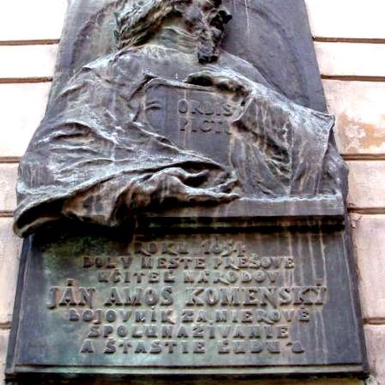 Evanjelické kolégium, tabuľa pamätná