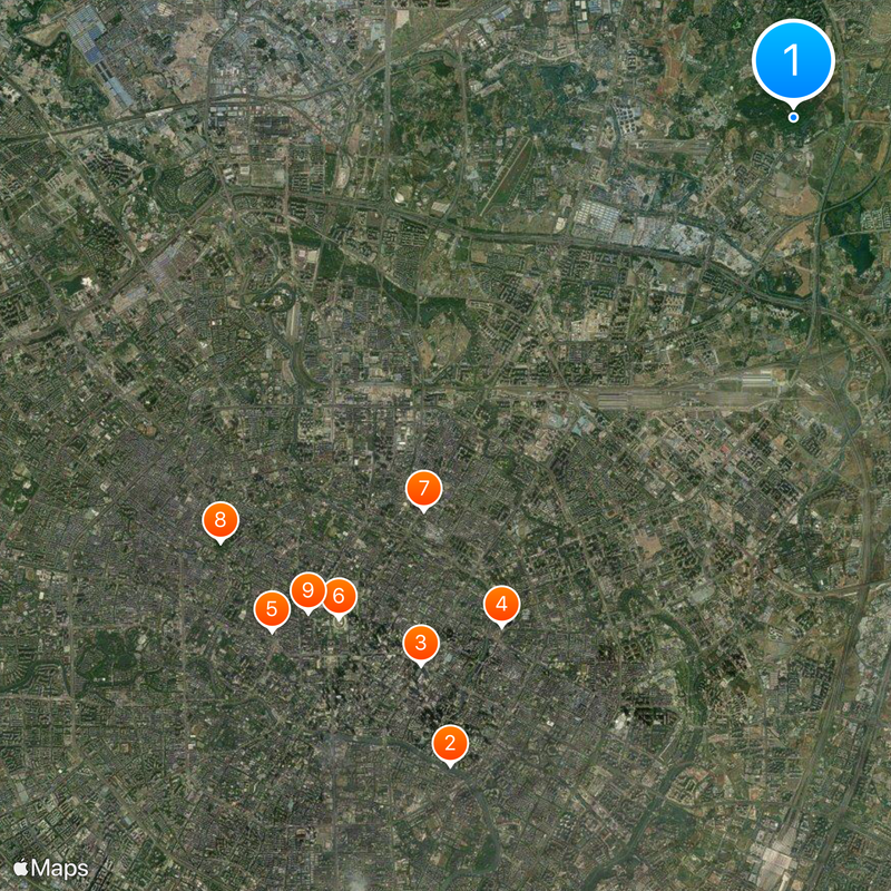 Chengdu Research Base of Giant Panda Breeding Map