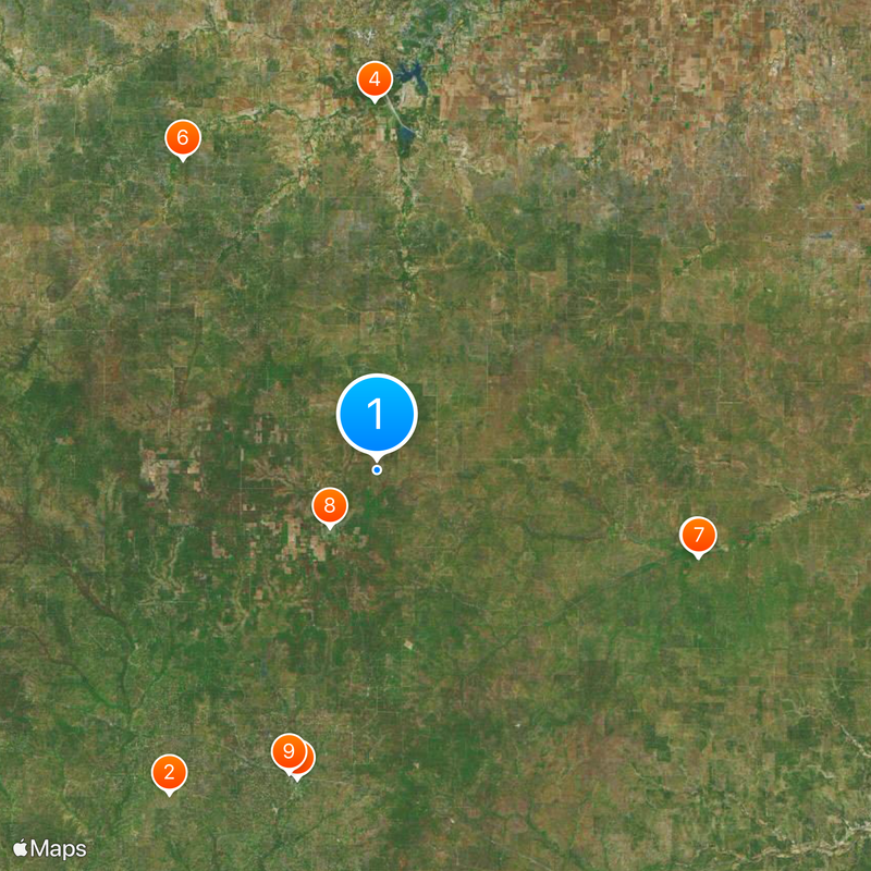 YFZ Ranch Map