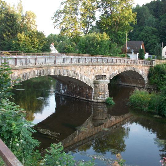 Straßenbrücke über die Zschopau Scharfenstein