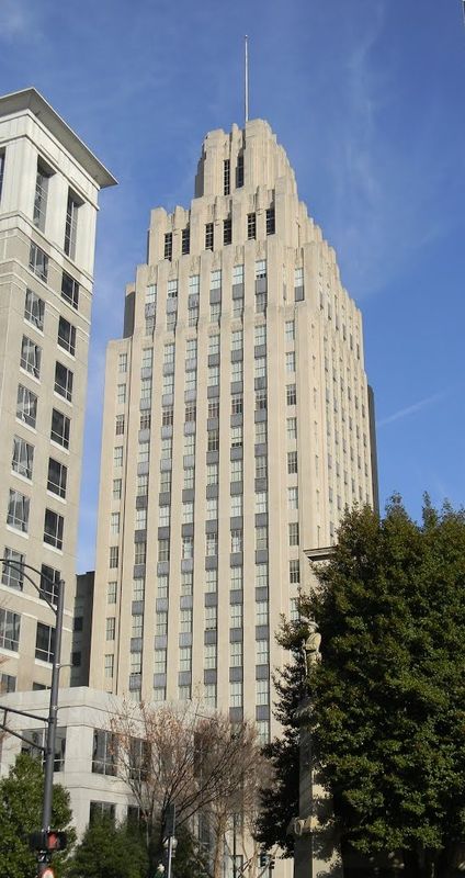 Reynolds Building - Art-Déco-Wolkenkratzer in Winston-Salem, Vereinigte ...