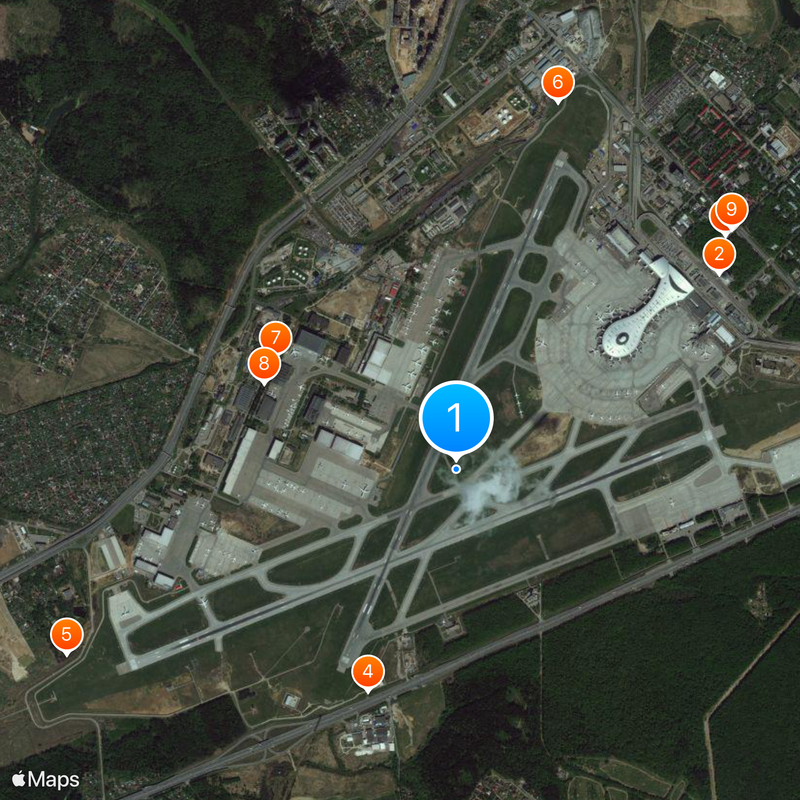 Vnukovo International Airport Map