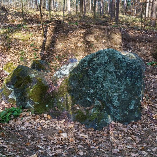 Glacial erratic rock near Wohlau