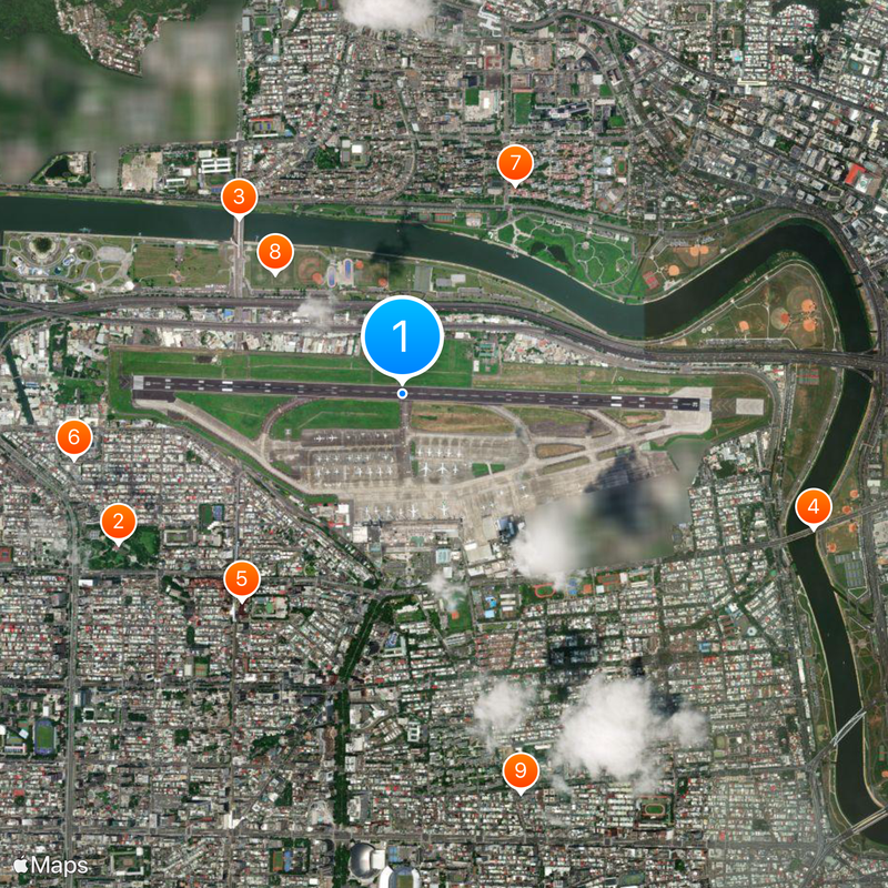 Taipei Songshan Airport Map