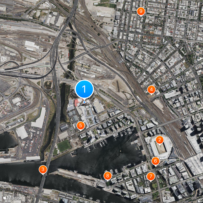 The Southern Star Mapa