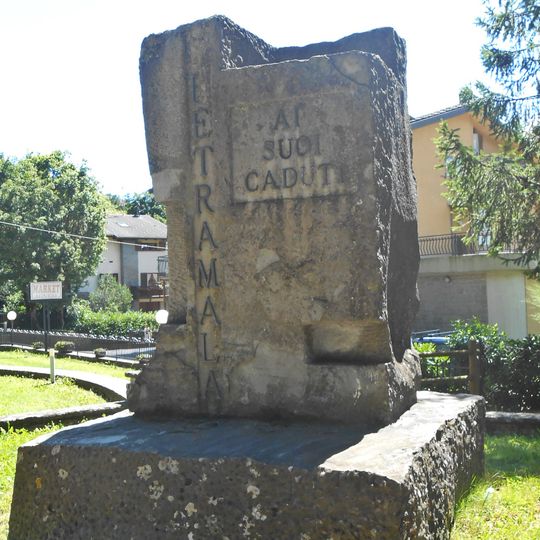 Memorial stone to the fallen of Pietramala