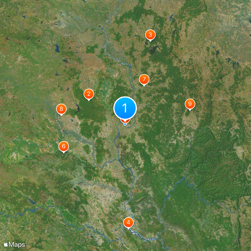 Wainganga River Map