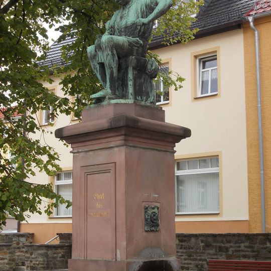 Denkmal zu Ehren der örtlichen Schuhmacherinnung Markt -