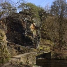 Lávka nad Lečickým vodopádem