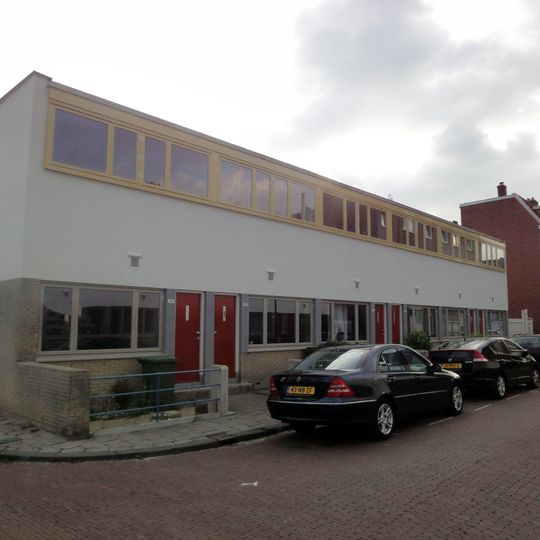 Kubusvorminge eengezinswoningen in de Kiefhoek