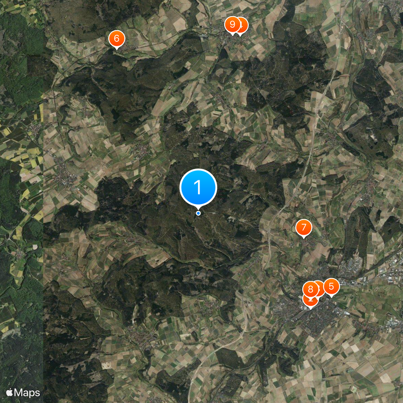 North Hesse Map